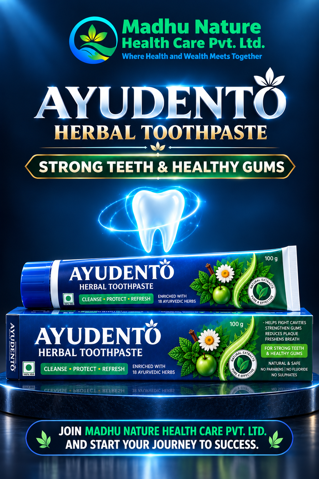 AYUDENTO HERBAL TOOTHPASTE