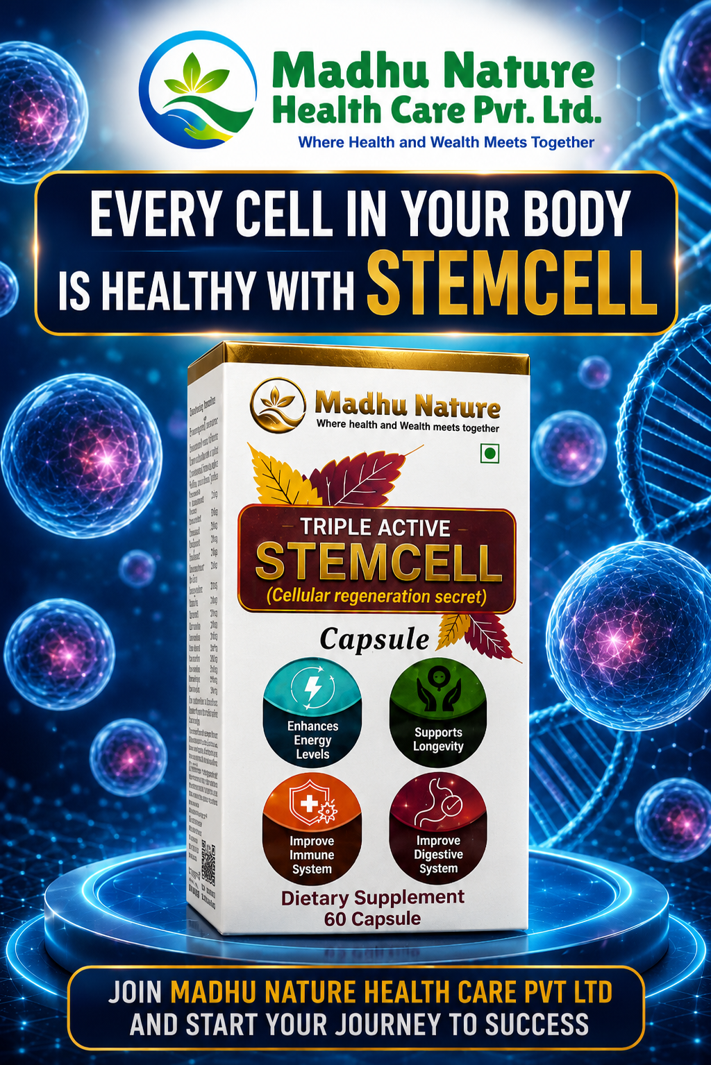 TRIPLE ACTIVE STEM CELL